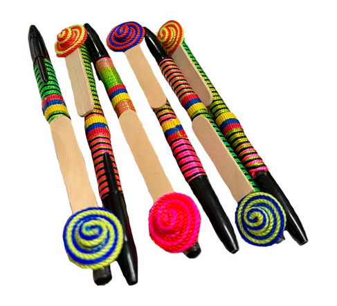 Lapiceros Artesanal Diseño coloridos